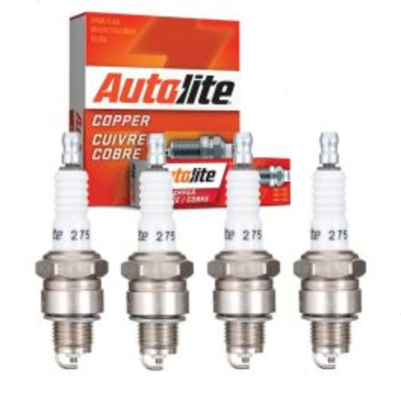 4 pc Autolite Copper Core Spark Plugs for 1956-1967 Fiat 1100 1.1L 1.2L L4