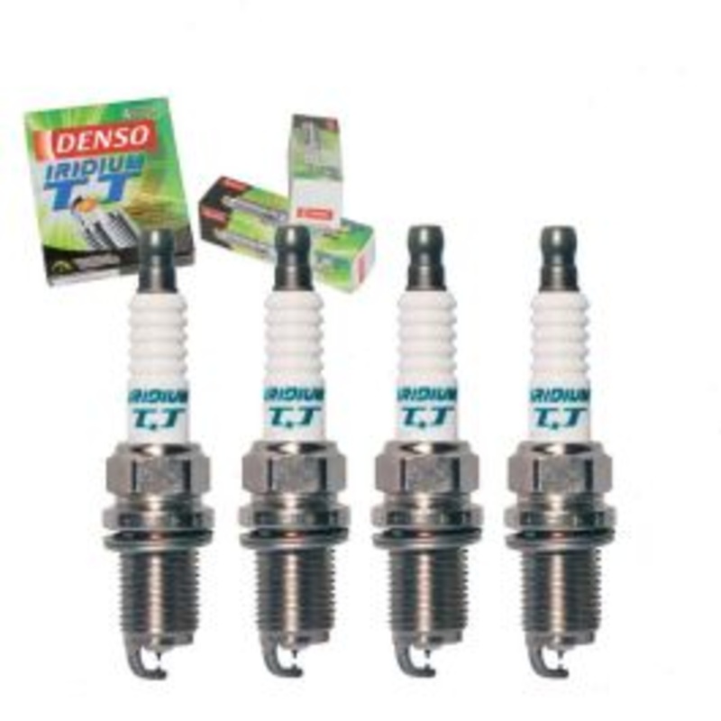 4 pc DENSO Iridium TT Spark Plugs for 1998-1999 Chevrolet Metro 1.3L L4