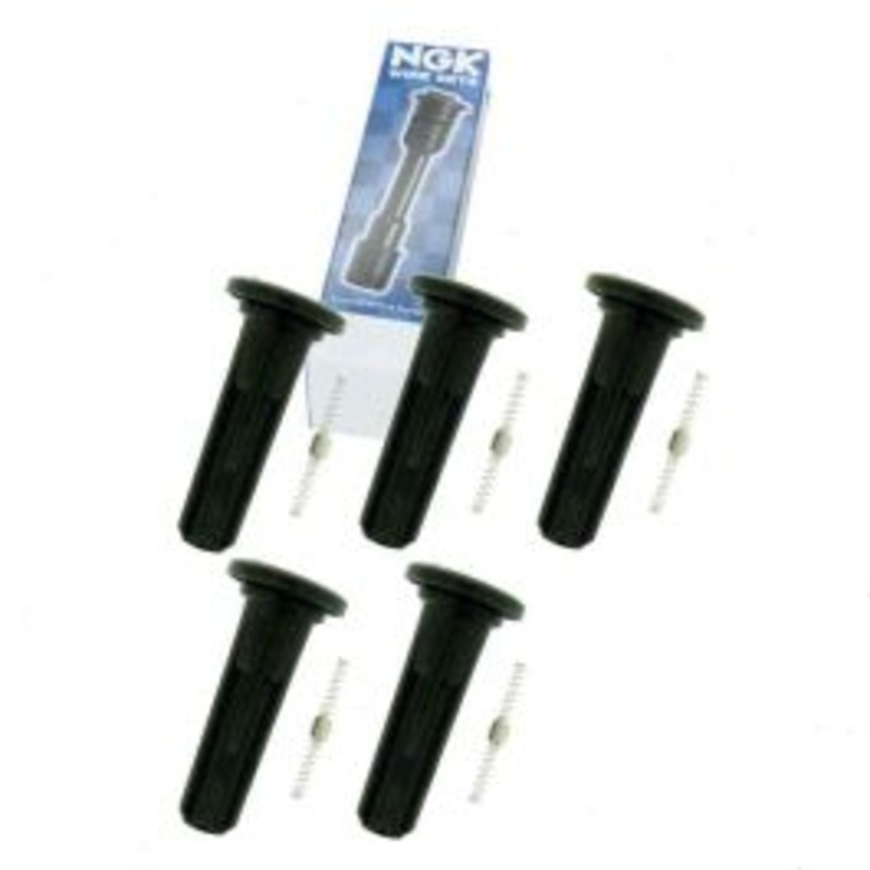 5 pc NGK Ignition Coil Boots for 2007-2010 Hummer H3 3.7L L5