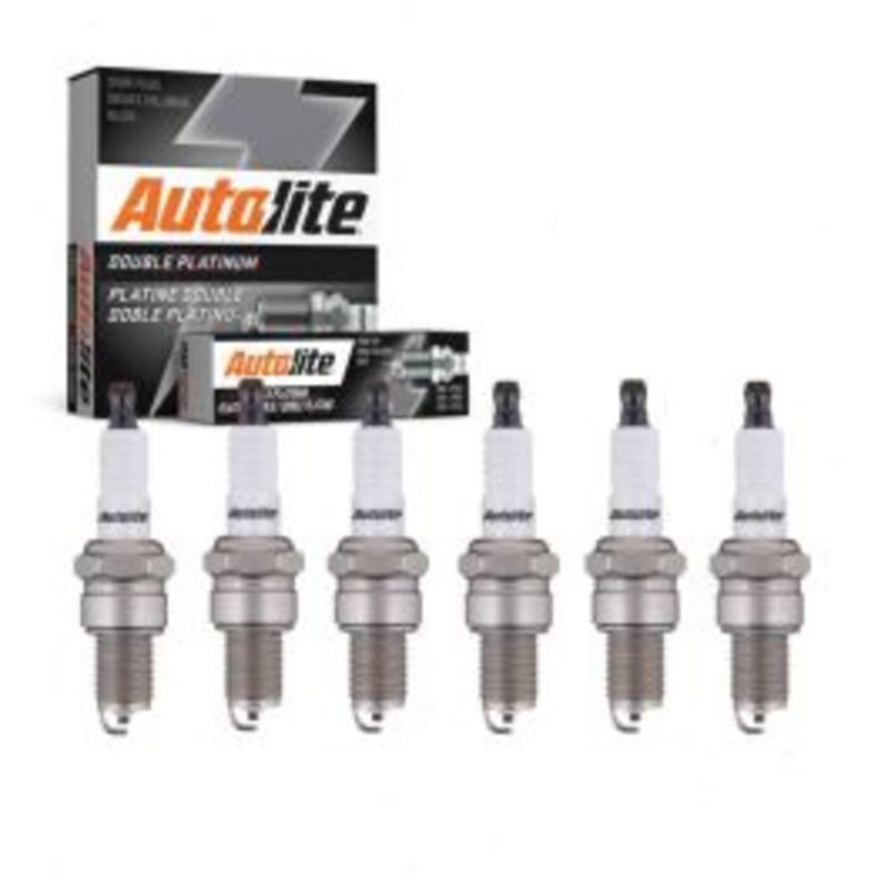 6 pc Autolite Double Platinum Spark Plug for 1960-1961 Jaguar Mark IX 3.4L