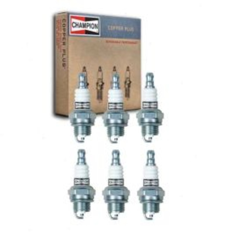 6 pc Champion Copper Plus 863 RCJ8Y Spark Plugs