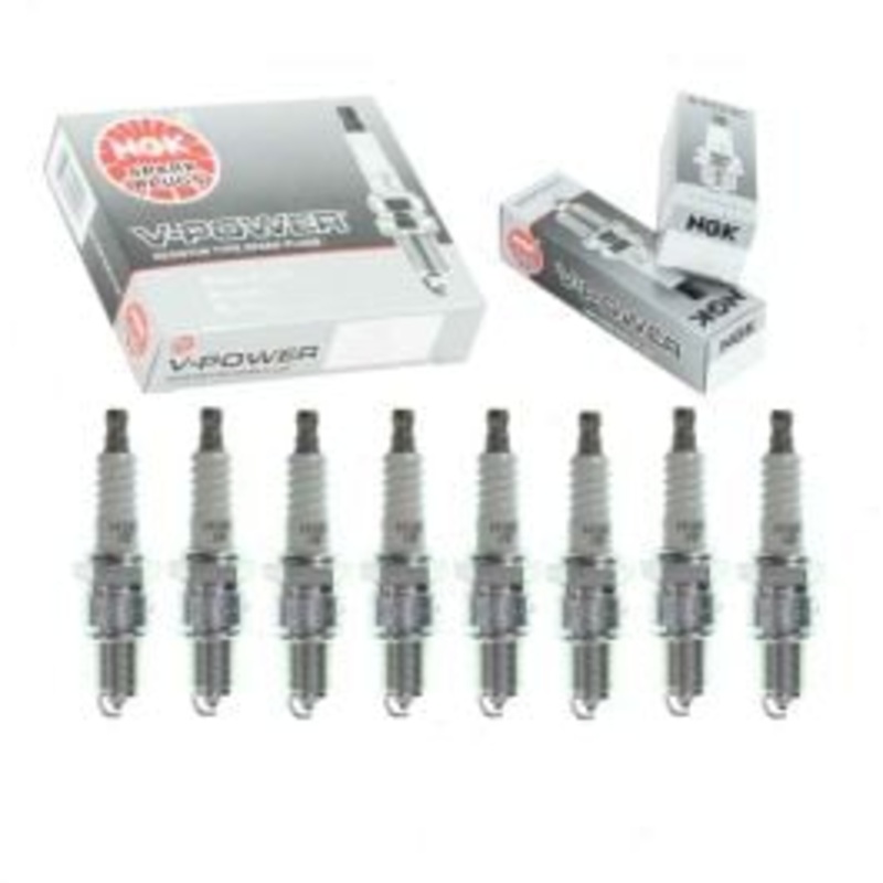 8 pc NGK V-Power 2851 GR5 Spark Plugs