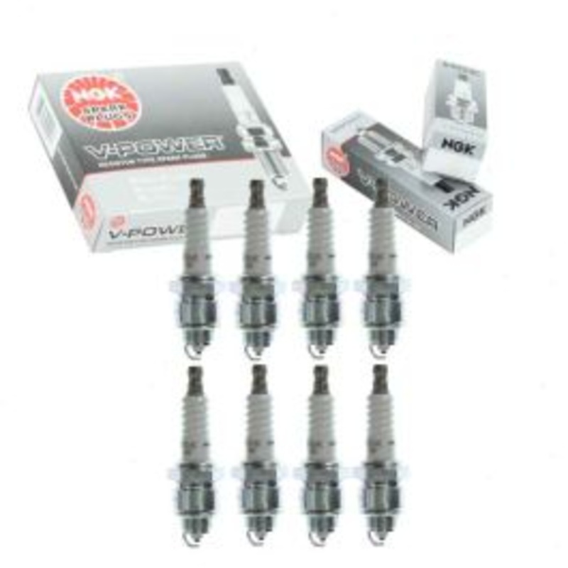8 pc NGK V-Power Spark Plugs for 1967-1971 Plymouth Barracuda 6.3L V8