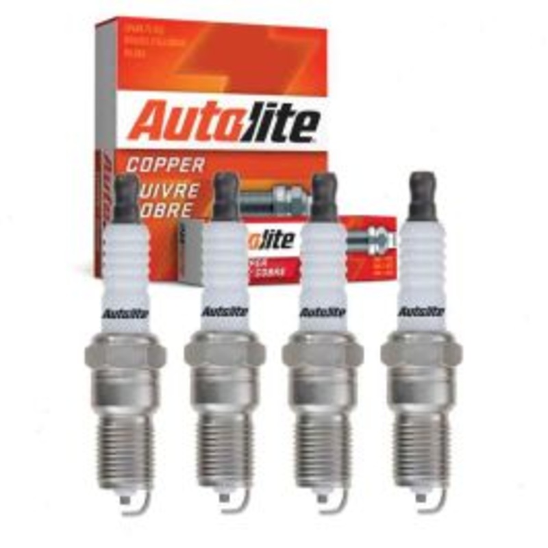 4 pc Autolite Copper Core Spark Plug for 1978-1980 Ford Fiesta