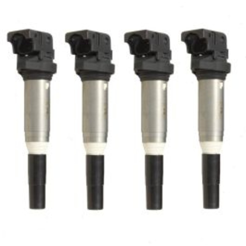4 pc Hitachi Ignition Coils for 2014-2016 BMW 228i 2.0L L4