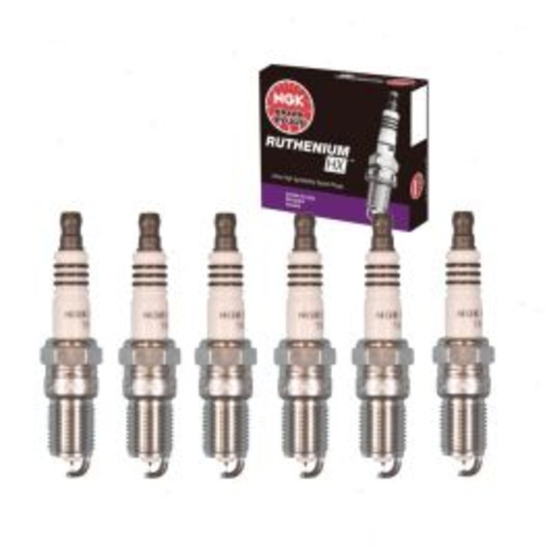 6 pc NGK Ruthenium HX Spark Plugs for 1996-2005 GMC Jimmy 4.3L V6