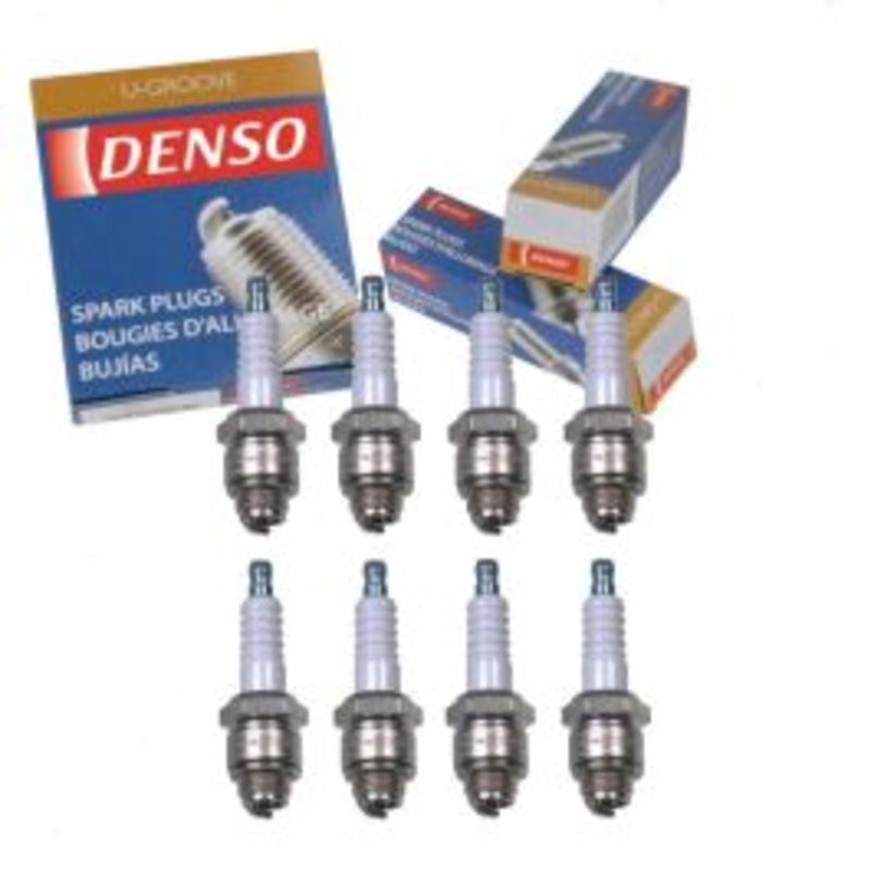 8 pc DENSO Standard U-Groove Spark Plugs for 1969 Chevrolet C10 Pickup 5.0L V8