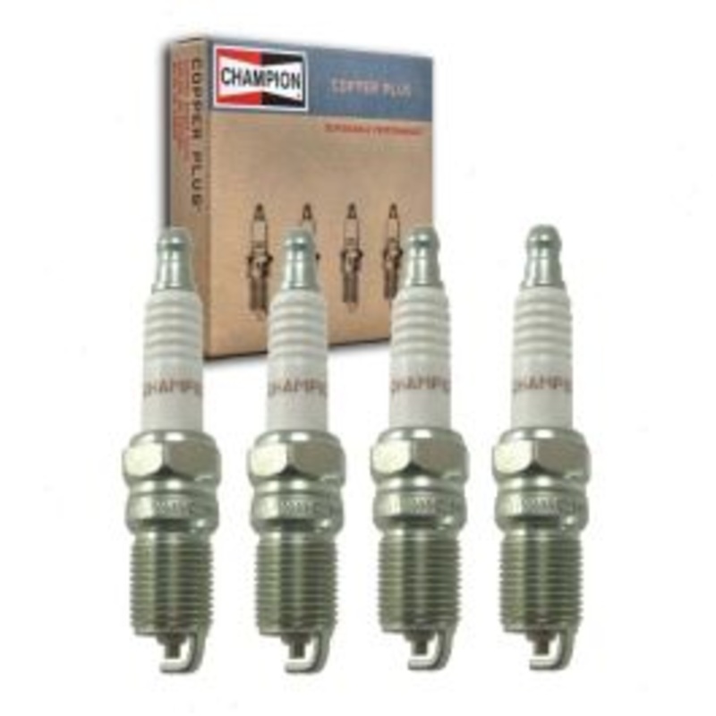 4 pc Champion Copper Plus Spark Plugs for 1979-1982 Ford Mustang 2.3L L4