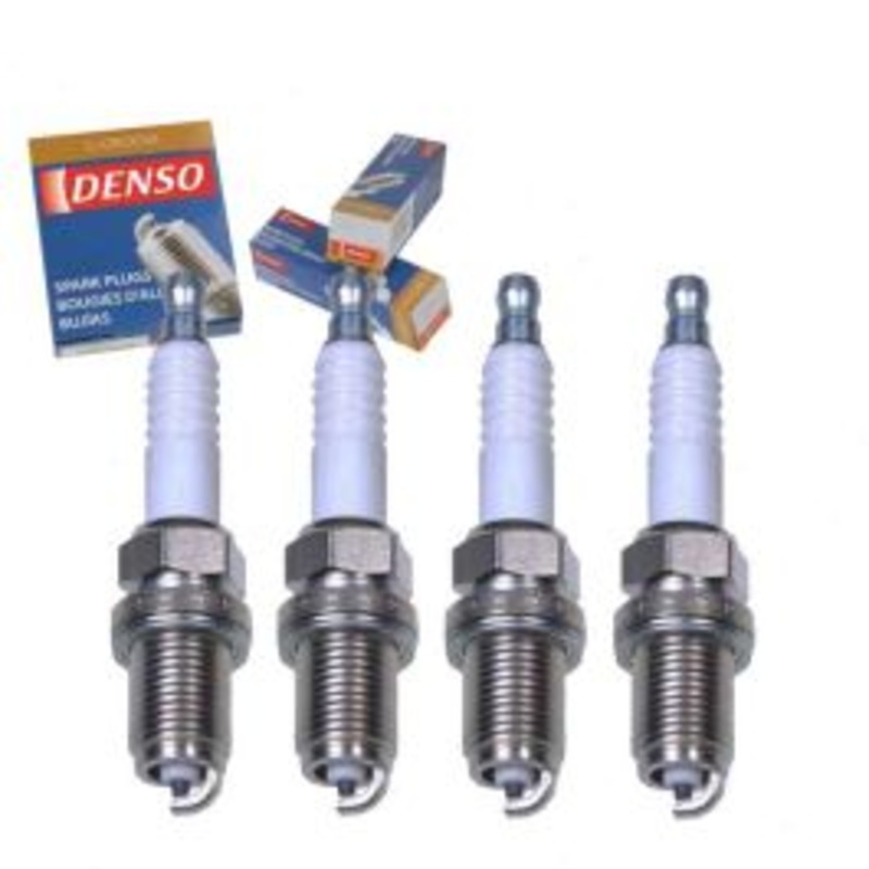 4 pc DENSO Standard U-Groove Spark Plugs for 1989-1998 Saab 9000 2.0L 2.3L L4