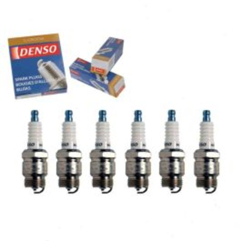 6 pc DENSO Standard U-Groove Spark Plugs for 1962-1964 Ford Club Wagon 2.4L L6