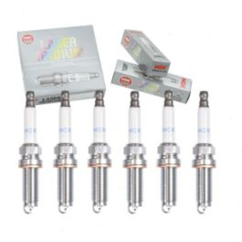 6 pc NGK Laser Iridium Spark Plugs for 2017-2020 Land Rover Discovery 3.0L V6