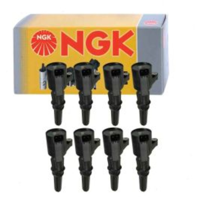 8 pc NGK Ignition Coils for 1997-2004 Ford Expedition 4.6L 5.4L V8