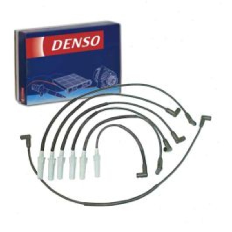 DENSO Spark Plug Wire Set for 1995-1998 Dodge B1500 3.9L V6