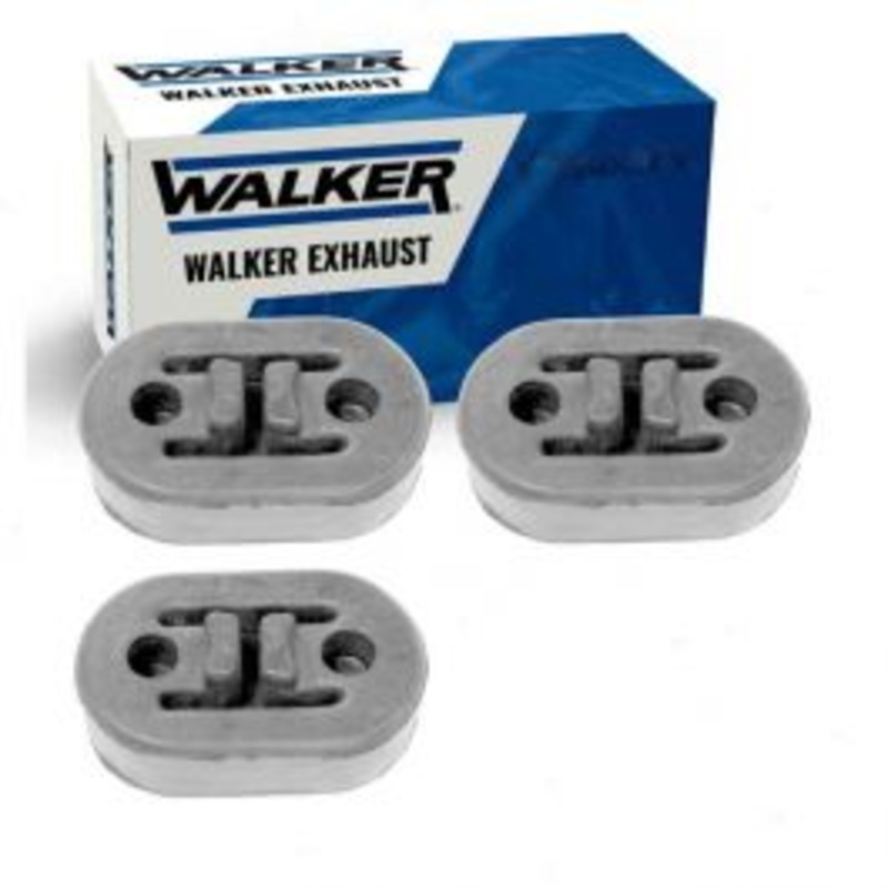 3 pc Walker Muffler Exhaust System Insulators for 1990-1994 Mitsubishi Eclipse 2.0L L4