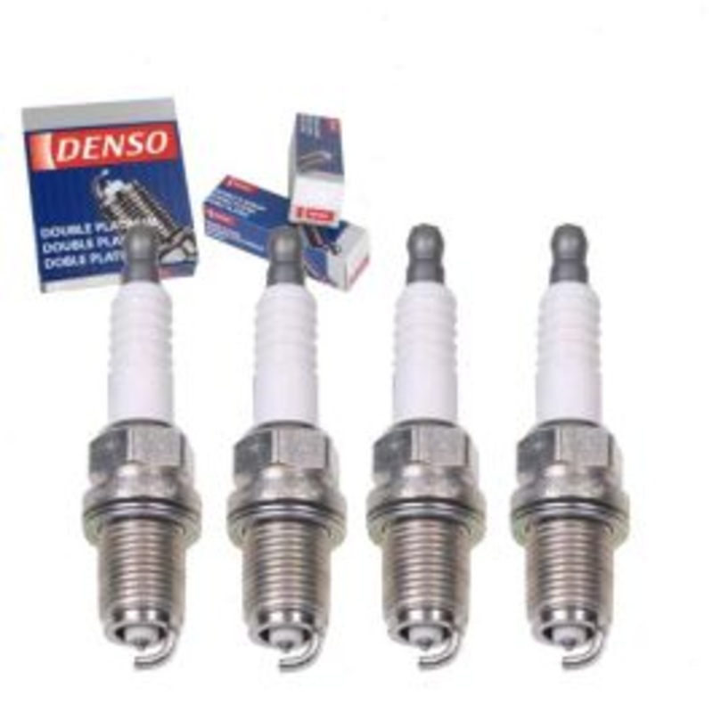4 pc DENSO Double Platinum Spark Plugs for 1999-2000 Nissan Frontier 2.4L L4
