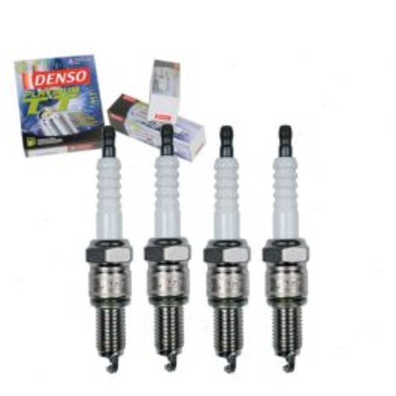 4 pc DENSO Platinum TT Spark Plugs for 1984-1993 Dodge Daytona 2.2L 2.5L L4