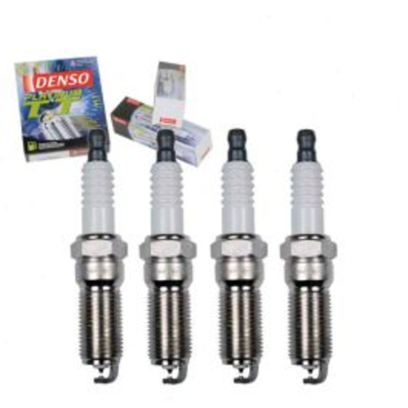4 pc DENSO Platinum TT Spark Plugs for 2002-2003 Saturn LW200 2.2L L4