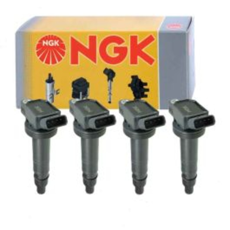 4 pc NGK Ignition Coils for 2009-2013 Toyota Matrix 2.4L L4
