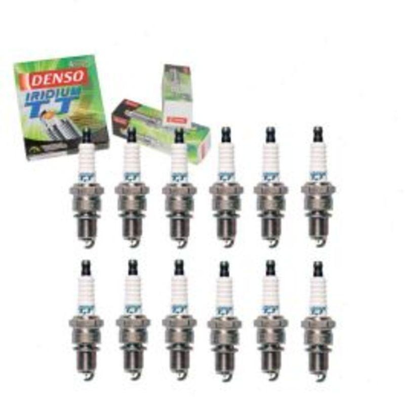 12 pc DENSO Iridium TT Spark Plugs for 1974 Ferrari 365 GT4 BB 4.4L H12