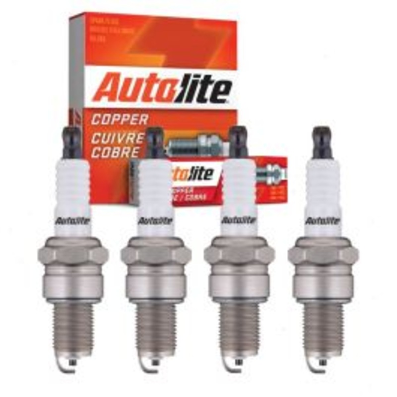 4 pc Autolite Copper Core Spark Plugs for 1989 GMC Tracker