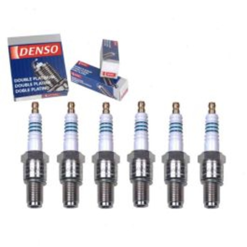 6 pc DENSO Double Platinum 3273 PK22PR8 Spark Plugs