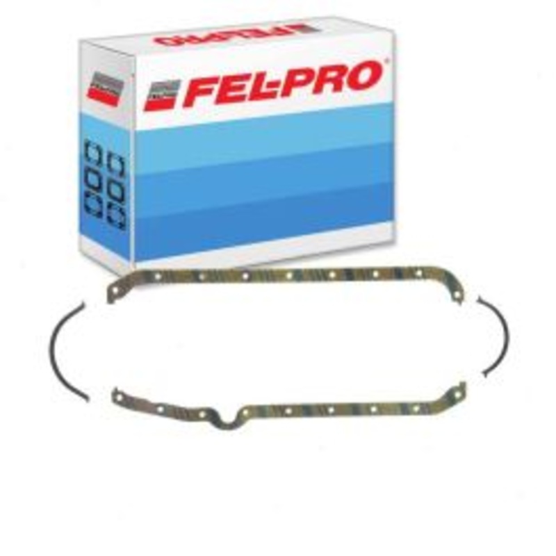 Fel-Pro Engine Oil Pan Gasket Set for 1966 Studebaker Wagonaire 4.6L V8