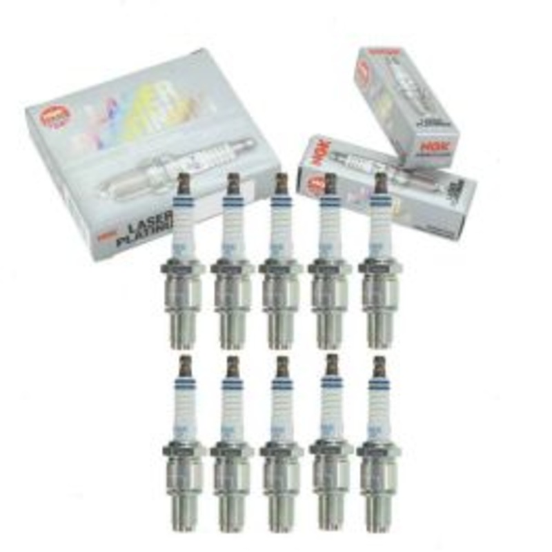 10 pc NGK Laser Platinum 5255 BUR9EQP Spark Plugs