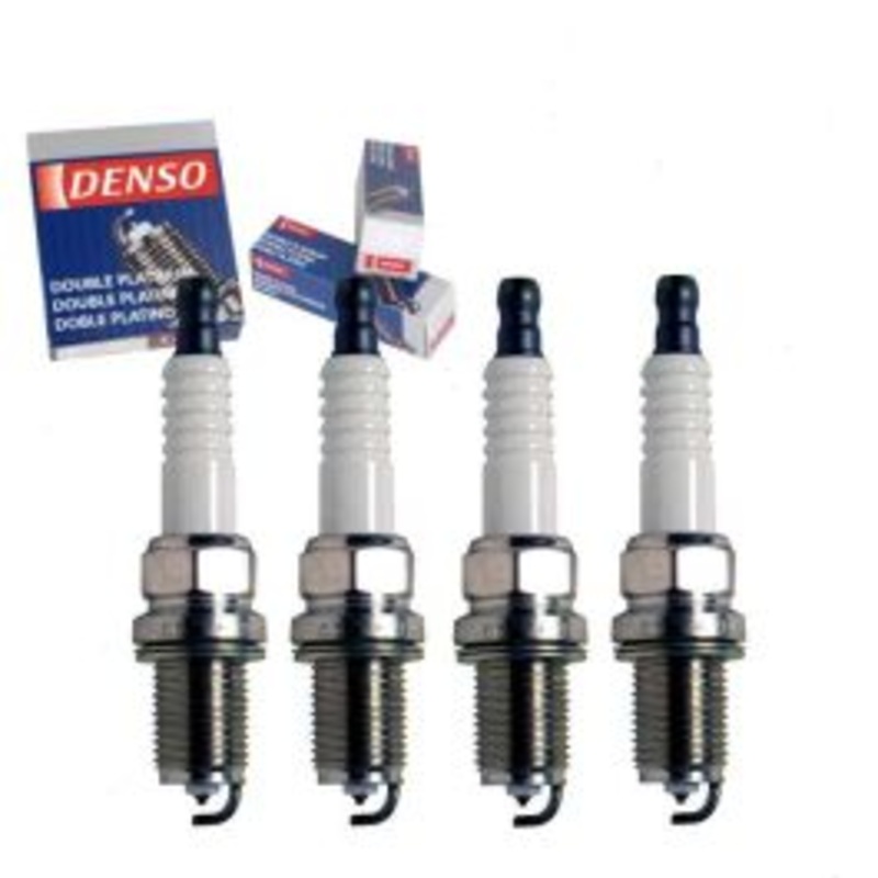 4 pc DENSO Double Platinum Spark Plugs for 1991-1996 Ford Escort 1.8L L4