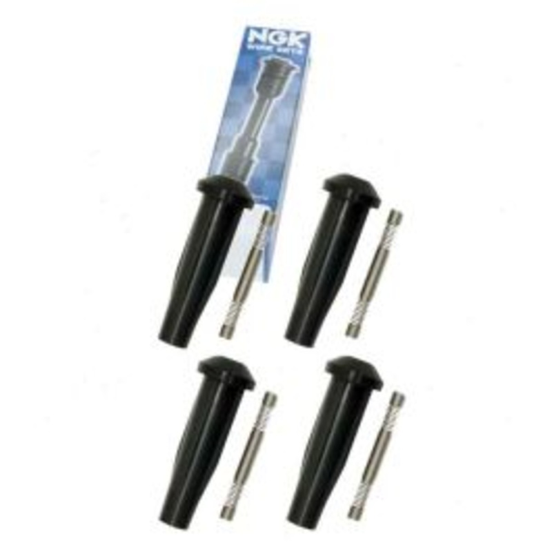 4 pc NGK Ignition Coil Boots for 2005-2008 Mercury Mariner 2.3L L4