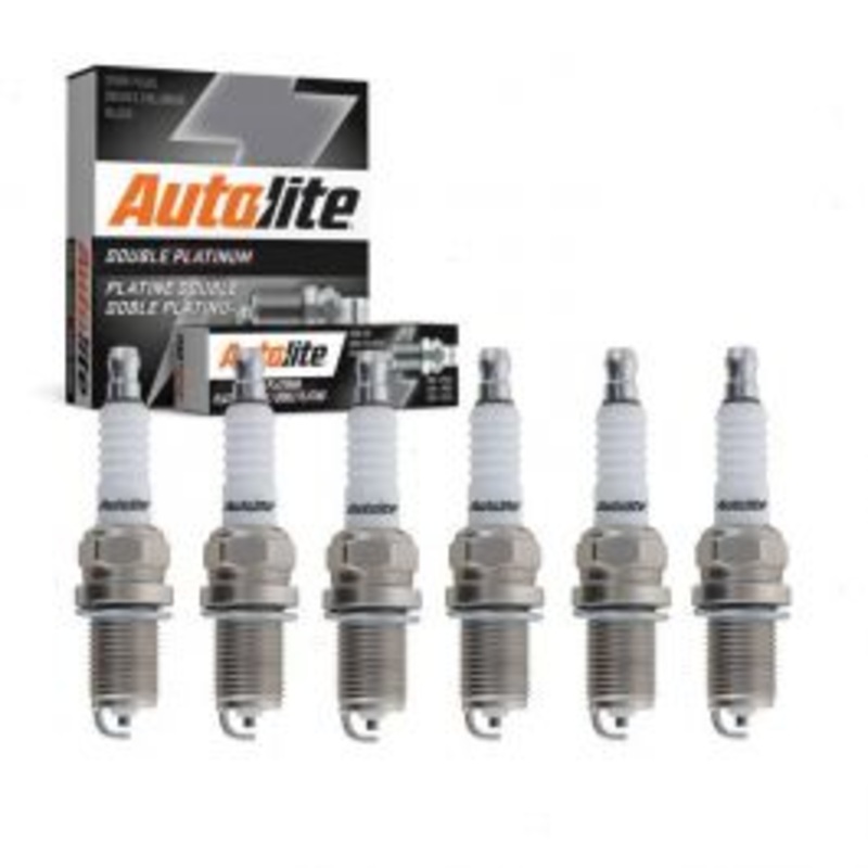 6 pc Autolite Double Platinum Spark Plug for 1996-1998 Mazda MPV
