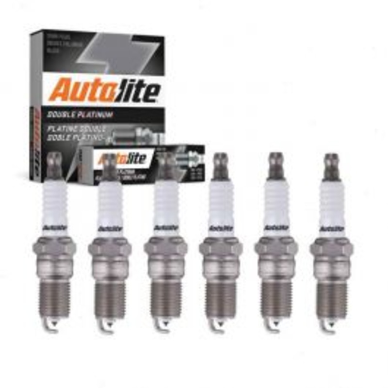6 pc Autolite Double Platinum Spark Plug for 1996 Pontiac Grand Prix 3.4L V6