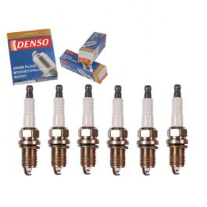 6 pc DENSO Standard U-Groove Spark Plugs for 2009 Audi A6 Quattro 3.0L V6