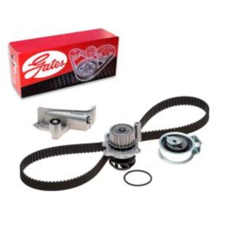 Gates PowerGrip Timing Belt Kit with Water Pump for 1999-2006 Audi A4 1.8L L4