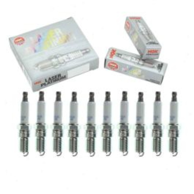 10 pc NGK Laser Platinum Spark Plugs for 2000-2005 Ford Excursion 6.8L V10