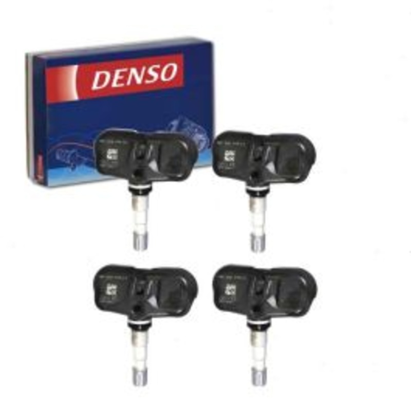 4 pc DENSO Tire Pressure Monitoring System Sensors for 2011-2015 Nissan Rogue