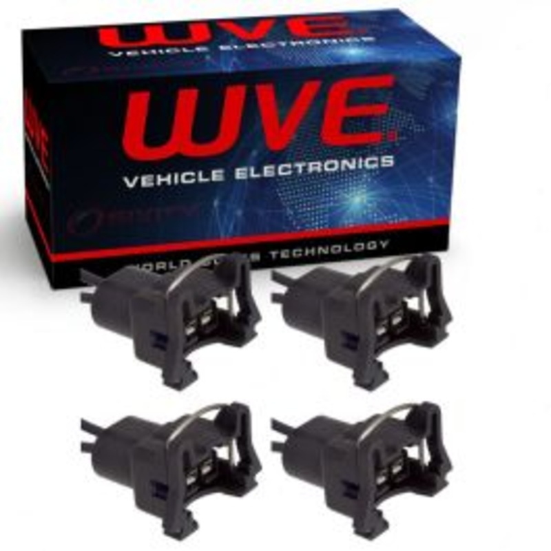 4 pc Wells WVE Fuel Injector Connectors for 1997-2002 Dodge Dakota 2.5L 5.9L L4 V8