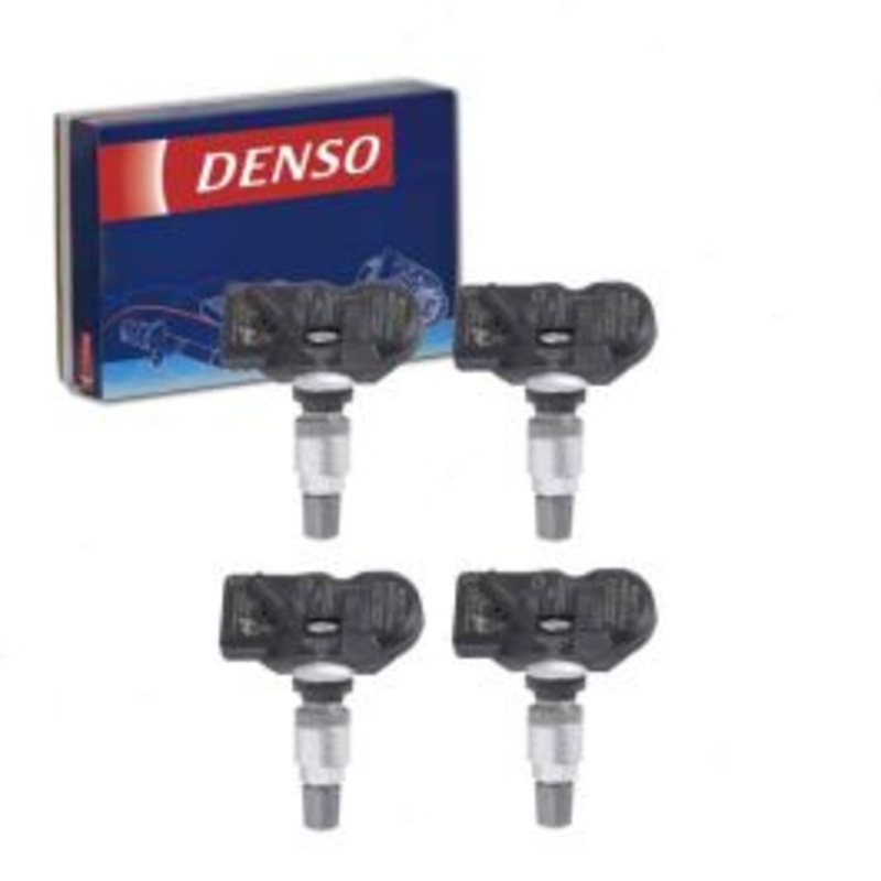 4 pc DENSO Tire Pressure Monitoring System Sensors for 2014-2016 BMW 535i