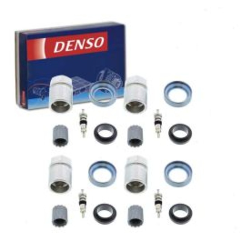 4 pc DENSO TPMS Sensor Service Kits for 2012-2015 Nissan Leaf