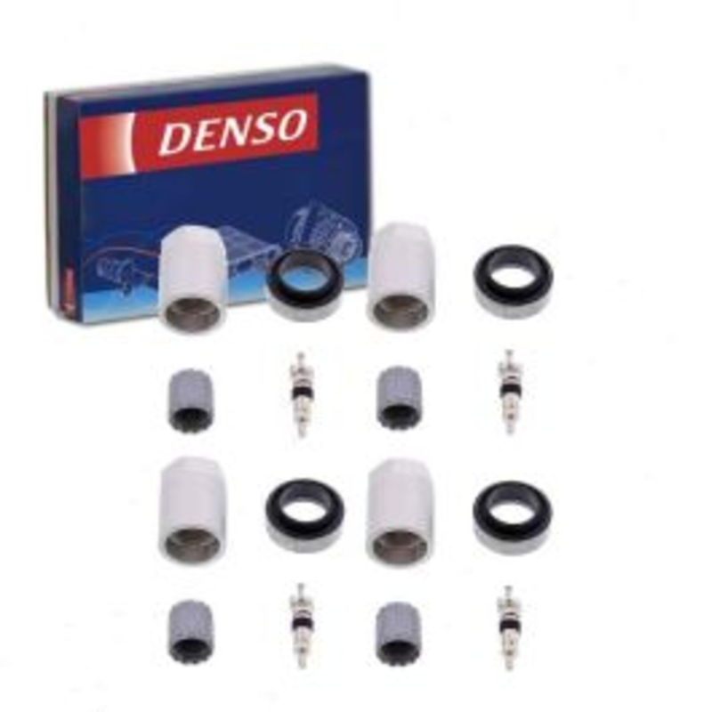 4 pc DENSO TPMS Sensor Service Kits for 2011-2014 Mazda 2