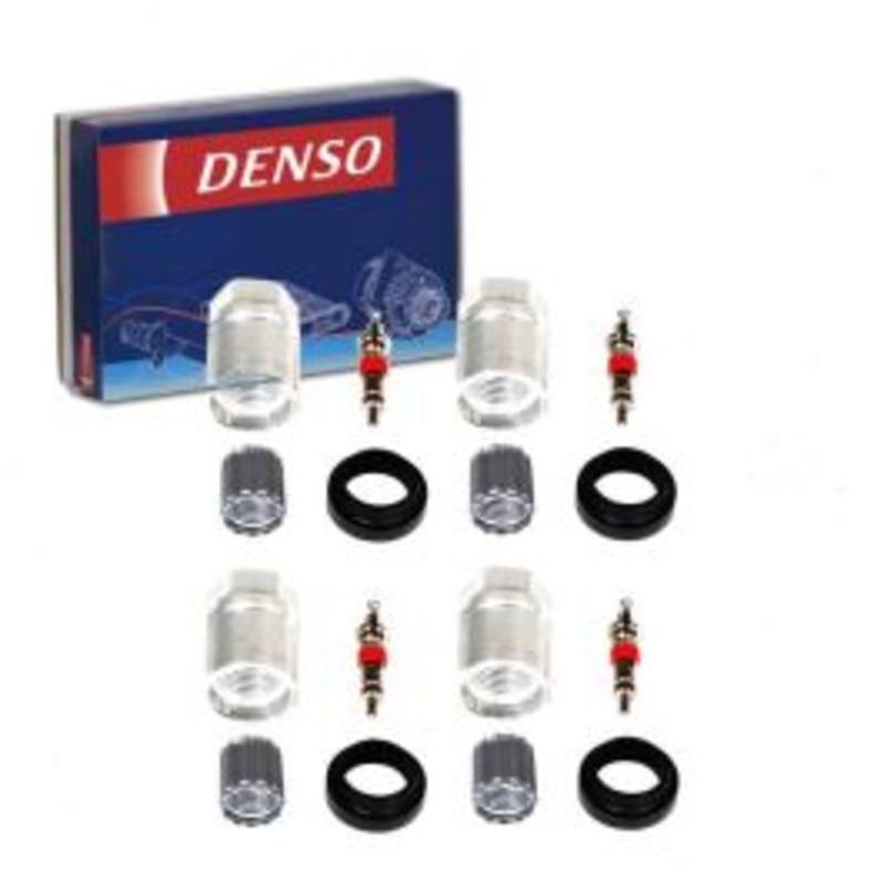 4 pc DENSO TPMS Sensor Service Kits for 2007-2014 Nissan Xterra