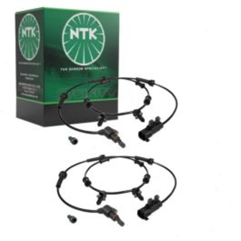 2 pc NTK Front ABS Wheel Speed Sensors for 2018 Jeep Wrangler JK