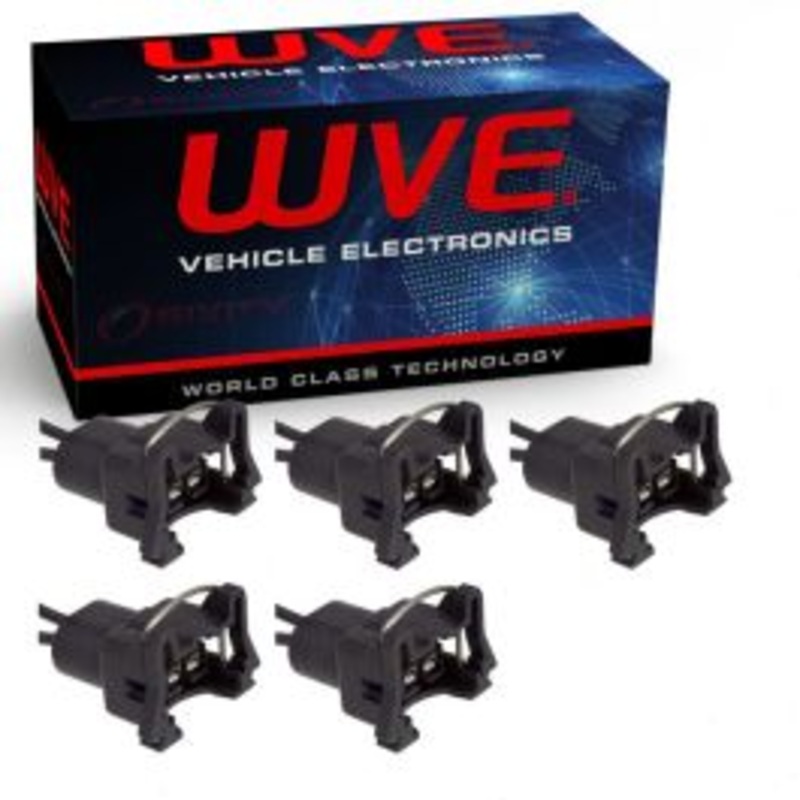 5 pc Wells WVE Fuel Injector Connectors for 1990-1997 Audi 200 Quattro 90 90 Quattro S4 S6 2.2L 2.3L L5