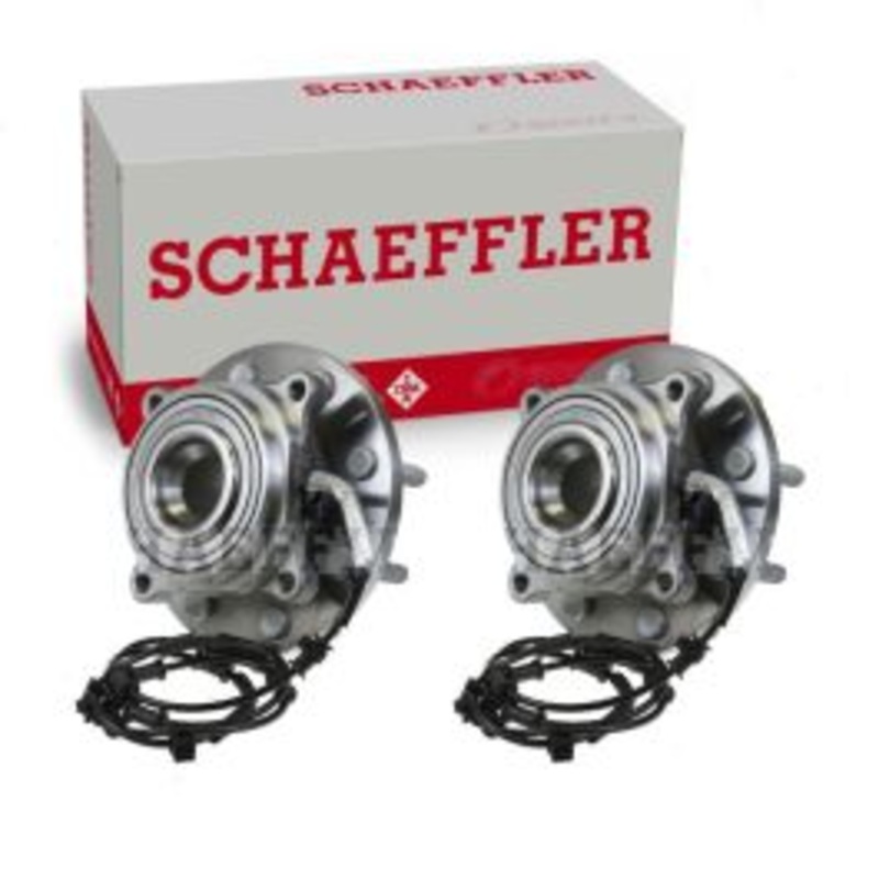 2 pc Schaeffler Front Wheel Bearing Hub Assembly for 2014 Ram 3500 5.7L 6.4L 6.7L L6 V8
