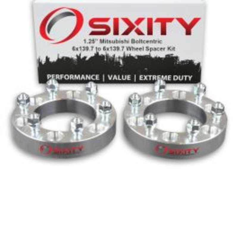 Sixity 2 pc 1.25" Thick Wheel Spacers - Mitsubishi Pickup Truck - 6x139.7mm