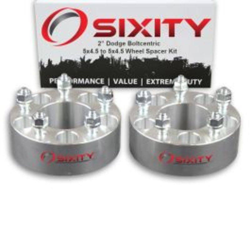 Sixity 2 pc 2" Thick Wheel Spacers - Dodge Stratus Caravan - 5x4.5