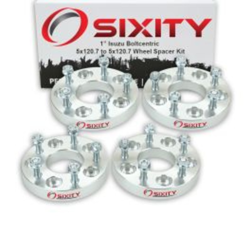 Sixity 4 pc 1" Thick Wheel Spacers - Isuzu Hombre - 5x120.7mm