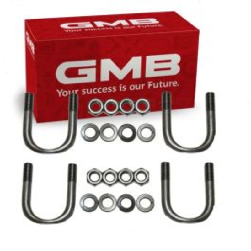 2 pc GMB Front Shaft All Universal Joint U-Bolt Kit for 1980-1986 Jeep CJ7