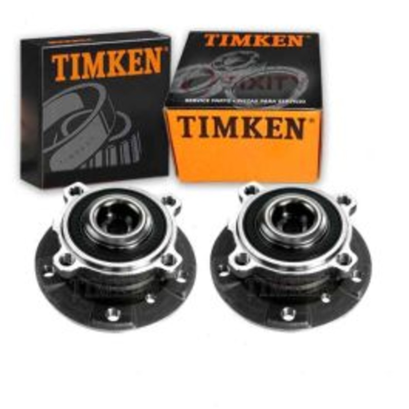 2 pc Timken Front Wheel Bearing Hub Assemblys for 2006-2010 BMW 650i