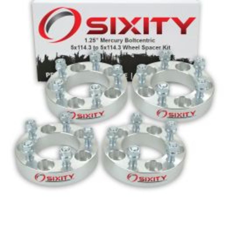 Sixity 4 pc 1.25" Thick Wheel Spacers - Mercury Marquis Montego - 5x114.3mm