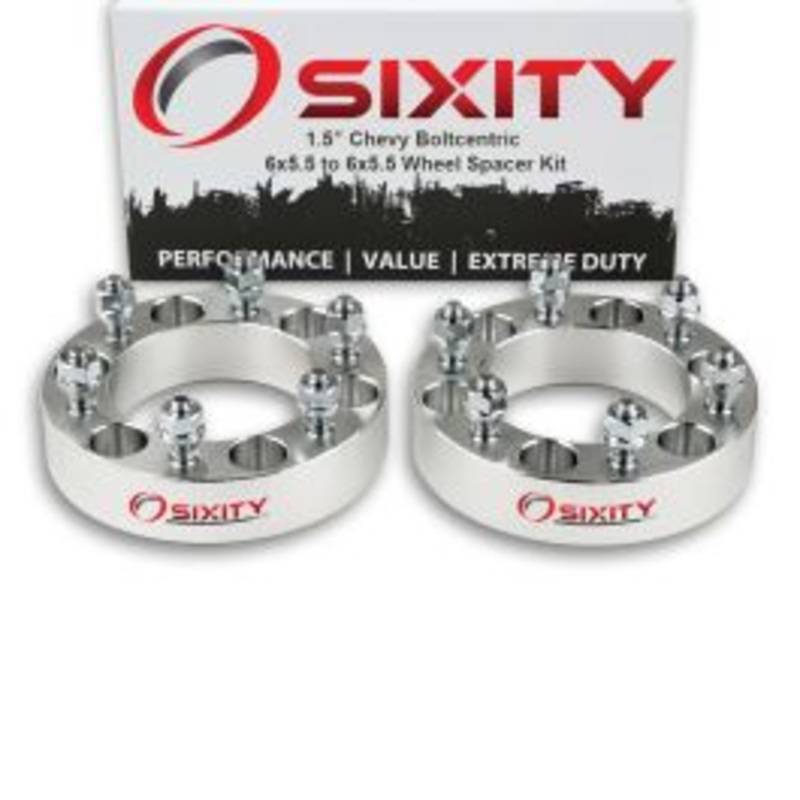 Sixity 2 pc 1.5" Thick Wheel Spacers - Chevy Colorado - 6x5.5